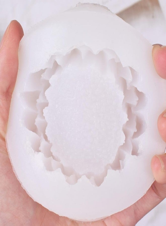 Skytail Sunflower Silicone Candle Mold Sunflower Fondant Molds for Chocolate Candy Cake Decoration Cupcake Topper Sugarcraft Flower Candle Bouquet Wax Melts Mini Soap Polymer Clay Crafting Molds - Image 5